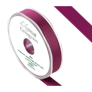 Eleganza Premium Grosgrain Ribbon 15mm X 20m Burgundy No.17