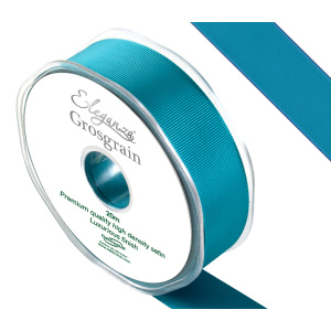 Eleganza Premium Grosgrain Ribbon 25mm X 20m Teal No.56