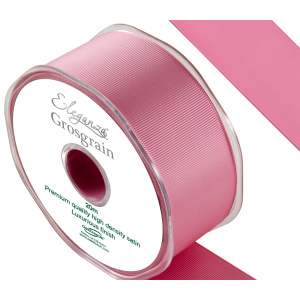 Eleganza Premium Grosgrain Ribbon 38mm X 20m Classic Pink No.07