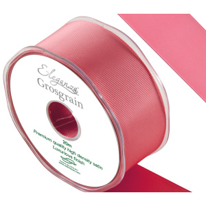 Eleganza Premium Grosgrain Ribbon 38mm X 20m Coral No.79