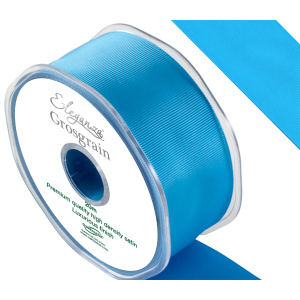 Eleganza Premium Grosgrain Ribbon 38mm X 20m Turquoise No.55