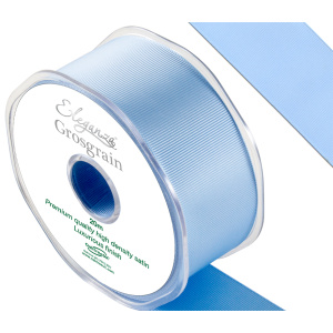Eleganza Premium Grosgrain Ribbon 38mm X 20m Lt. Blue No.25