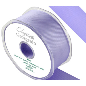 Eleganza Premium Grosgrain Ribbon 38mm X 20m Lavender No.45