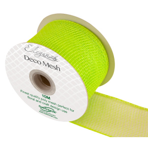 Eleganza Deco Mesh 63mm X 10m Apple Green No.63