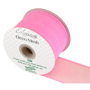 Eleganza Deco Mesh 63mm X 10m Lt. Pink No.21