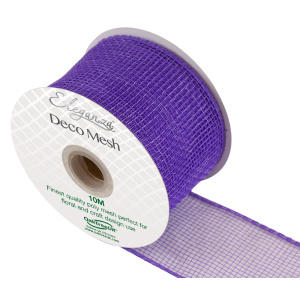 Eleganza Deco Mesh 63mm X 10m Purple No.36