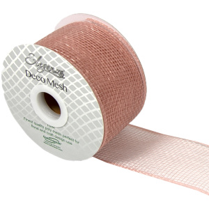 Eleganza Deco Mesh 63mm X 10m Rose Gold No.87