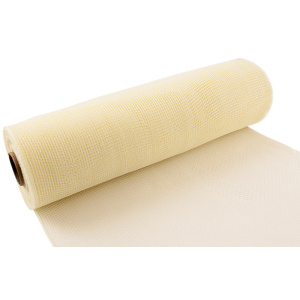 Eleganza Deco Mesh 25cm X 9.1m (10yds) Ivory No.61