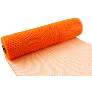 Eleganza Deco Mesh 25cm X 9.1m (10yds) Orange No.04