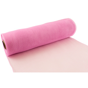 Eleganza Deco Mesh 25cm X 9.1m (10yds) Lt. Pink No.21