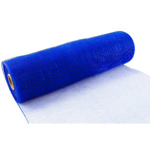 Eleganza Deco Mesh 25cm X 9.1m (10yds) Royal Blue No.18