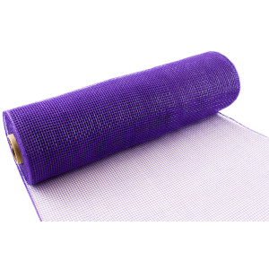 Eleganza Deco Mesh 25cm X 9.1m (10yds) Purple No.36