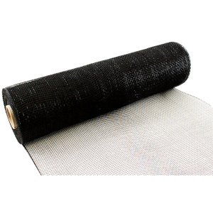 Eleganza Deco Mesh 25cm X 9.1m (10yds) Black No.20