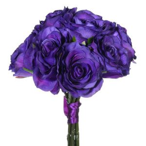 Eternity Rose Bundle Purp 40cm