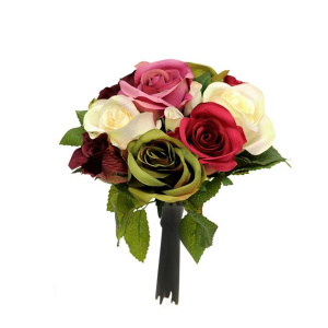 Eternity Rose Leaf Bundle Crm Pink