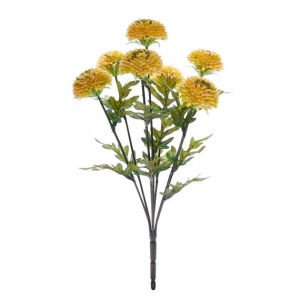 45cm Autumn Yellow Chrysanth X7
