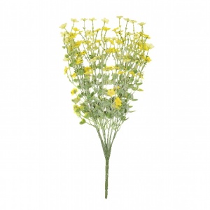 45cm Yellow Blossom Foliage X 11 Bouquet