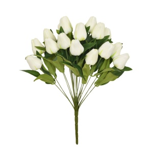 40cm Cream Tulip X 15 Bouquet