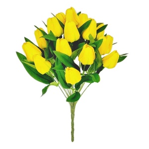 40cm Yellow Tulip X 15 Bouquet