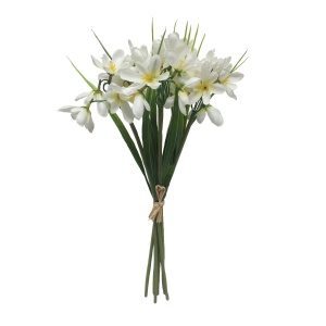 38cm Snowdrop X 6 Hand Tied