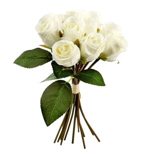 Cream Rosebud X12 Handtied