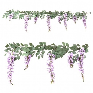 180cm Lilac Wisteria Garland