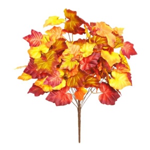 56cm Autumn Leaf Bush X 14