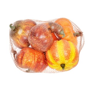 10cm Pumpkins X 6 In Net Bag