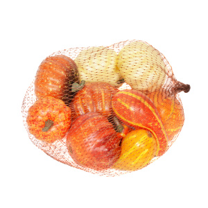 4-6cm Pumpkins X 10 In Net Bag (1382629)