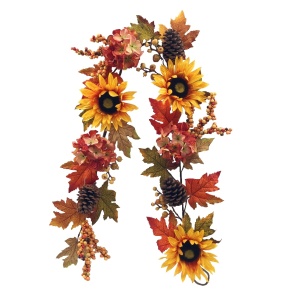 150cm Sunflower Hydrangea Garland