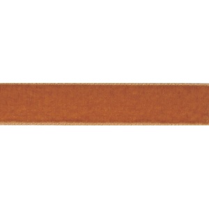 Ribbon: Velvet: 5m X 16mm: Copper