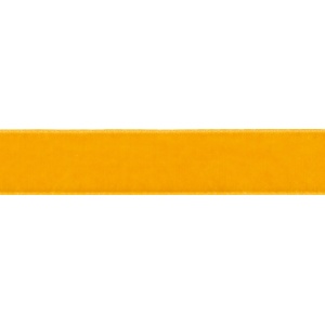 Ribbon: Velvet: 5m X 16mm: Maize