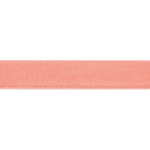 Ribbon: Velvet: 5m X 16mm: Coral