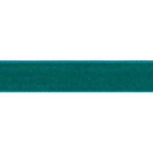 Ribbon: Velvet: 5m X 16mm: Petrol