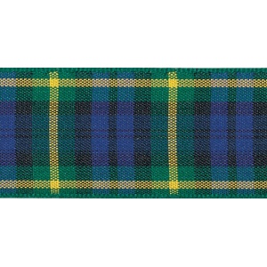 Ribbon: Woven Tartan: 25m X 25mm: Gordon