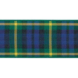 Ribbon: Woven Tartan: 25m X 7mm: Gordon