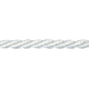 Ribbon: Barley Twist: 20m X 5mm: White