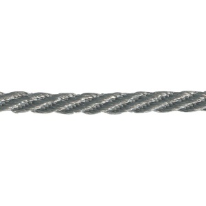 Ribbon: Barley Twist: 20m X 5mm: Smoked Grey