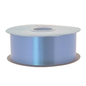 2" X 100yds Light Blue Poly Ribbon