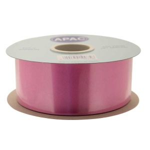 2" X 100yds Pink Poly Ribbon (6/24)