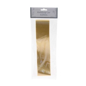 Wedding Car Ribbon (gold)