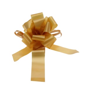 Wedding Car Ribbon + Pullbow (gold)