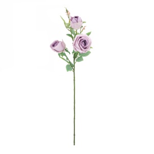 80cm Lilac Rosebud X 3 Stem