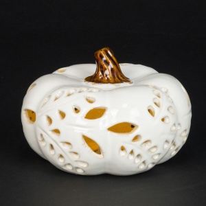 Ceramic Pumpkin B/o 14cm