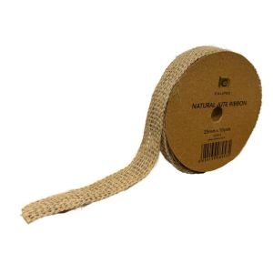 Natural Jute Ribbon 25mm