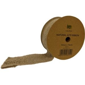 Natural Jute Ribbon 50mm