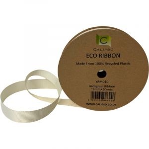 Ivory Eco Grosgrain Ribbon