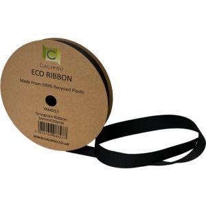 Black Eco Grosgrain Ribbon