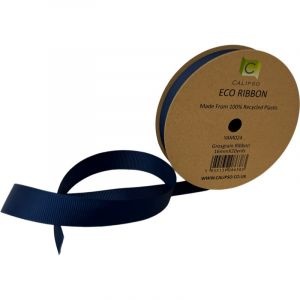 Navy Eco Grosgrain Ribbon