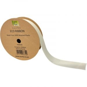 Ivory Eco Grosgrain Ribbon